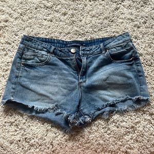 Denim jean shorts